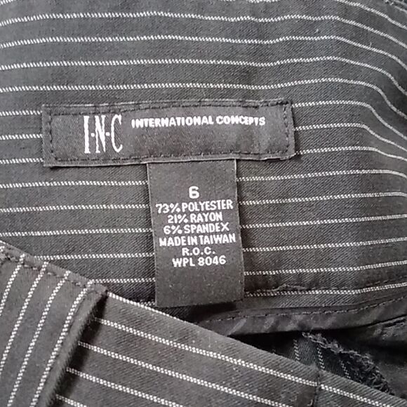 VINTAGE INC INTERNATIONAL CONCEPTS STRIPES OMEN DRESS PANTS SIZE 6 - Picture 12 of 15